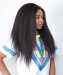 Kinky Straight Lace Front Human Hair Wigs 250% Density Super Thick 