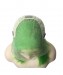 Green Lace Front Wigs For Black Women Colorful Invisible Lace Human Hair Straight Bob Wigs 
