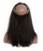 Brazilian Virgin Hair Yaki Straight 360 Lace Frontal With 2 Bundles