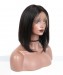 Deep Part 13x6 Lace Front Human Hair Wigs 130% Density Straight Bob Style Wig