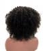 Bob Wig Brazilian Kinky Curly Short Wig 10'' 12'' 14"Can Be Dyed Full 250g 100% Remy Human Hair Wigs Natural Black Color