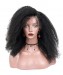 SALE! Mongolian Afro Kinky Curly Wig Full Lace Human Hair Wigs Pre-Plucked 130% Density Remy Wig 