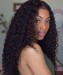 SALE! 18inch 150% Density Deep Curly Lace Front Human Hair Wigs Medium Cap Size 