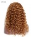 Pre Plucked Full Lace Human Hair Wigs With Baby Hair Loose Wave #27 Honey Blond Color Brazilian Virgin Hair 