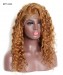 Pre Plucked Full Lace Human Hair Wigs With Baby Hair Loose Wave #27 Honey Blond Color Brazilian Virgin Hair 