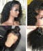 Msbuy 13x6 Lace Front Short Bob Wigs With Baby Hair 150% Density Curly Human Hair Wig For Black Women Pre Plucked With Removable Band