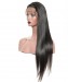 Msbuy Hair Pre Plucked Silky Straight 250% Density Lace Front Human Hair Wigs With Baby Hair Brazilian Lace Wigs For Black Women