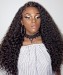 Lace Front Wigs Deep Curly 150% Density Pre-Plucked Human Hair Wigs