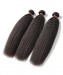 Kinky Straight Brazilian Virgin Hair Bundles 3 Pcs 100% Human Hair Weaving Msbuy Hair 