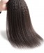 Peruvian Virgin Hair Kinky Straight 3 Pcs 100% Human Hair Weaving