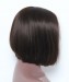 Cool Short Straight  Bob Style Lace Front Human Hair Wigs 250% Density