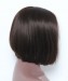 Msbuy13x6 Lace Front Human Hair Wigs Deep Part 130% Density Straight Bob Style Wig (Default