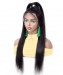 Msbuy Hair Pre Plucked Silky Straight 250% Density Lace Front Human Hair Wigs With Baby Hair Brazilian Lace Wigs For Black Women