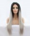 Grey Ombre Synthetic Lace Front Wig