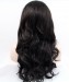 Dark Brown Long Wavy  Synthetic Lace Front Wig