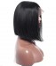 Msbuy T Part Lace Front Bob Wigs 150% Density Indian Virgin Short Straight Human Hair Wig For Black Women Middle Part