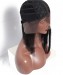 Msbuy T Part Lace Front Bob Wigs 150% Density Indian Virgin Short Straight Human Hair Wig For Black Women Middle Part