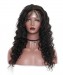 Brazilian Lace Wigs Deep Wave 120% Density Natural Black Color Wigs