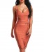 2018 Women's Bandage Dress New Sexy Spaghetti Strap Deep V Backless Fashion Dress Bodycon Femme Vestidos Club Party