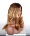 kosher wig Jewish Lace Wigs European virgin hair Straight ombre color silk top free shipping