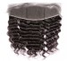 Natural Color Deep Wave Human Hair Natural Hairline 13x4 Lace Frontal