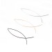 1Pcs  European and American accessories individuality simple tourism street patted copper fish shaped earrings