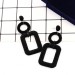 1Pcs European and American accessories style simple fashion fashion street patting lotus women's earring earrings.