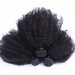 Msbuy Malaysian Afro Kinky Curly Virgin Hair Bundles 100% Human Natural Hair Weave 3Pieces