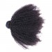 Msbuy Afro Kinky Curly Hair Weave Bundles 4B 4C 100% Mongolian Afro Kinky Curly Human Hair Extensions Natural Hair Weave 3Pieces