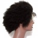 Msbuy Hair Wigs More Afro Kinky Curly Full Lace Wig For Black Women 6 inch 3 pieces Plucked With Baby Hair 