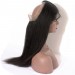 Brazilian Yaki Straight Human Hair 360 Lace Frontal With Natural Hairline