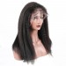 360 Lace Wigs Human Hair Natural Color Kinky Straight Wig 150% Brazilian Wigs