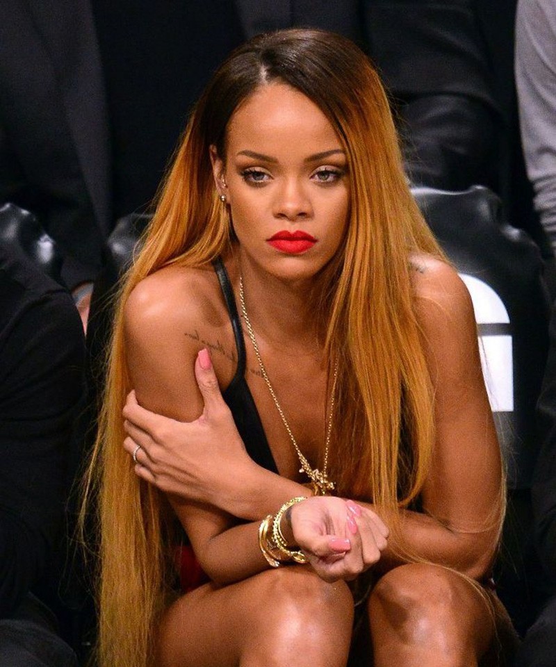 Rihanna Hair Style 1b 30 Ombre Straight Lace Wig Msbuy Com