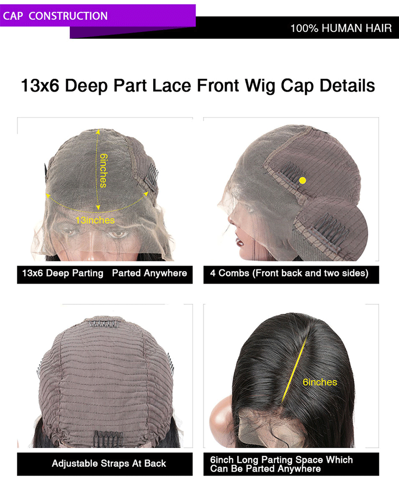 lace wig cap 13X6 part 