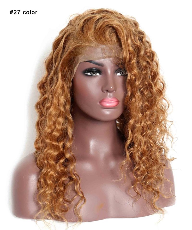 Pre Plucked Full Lace Human Hair Wigs With Baby Hair Loose Wave #27