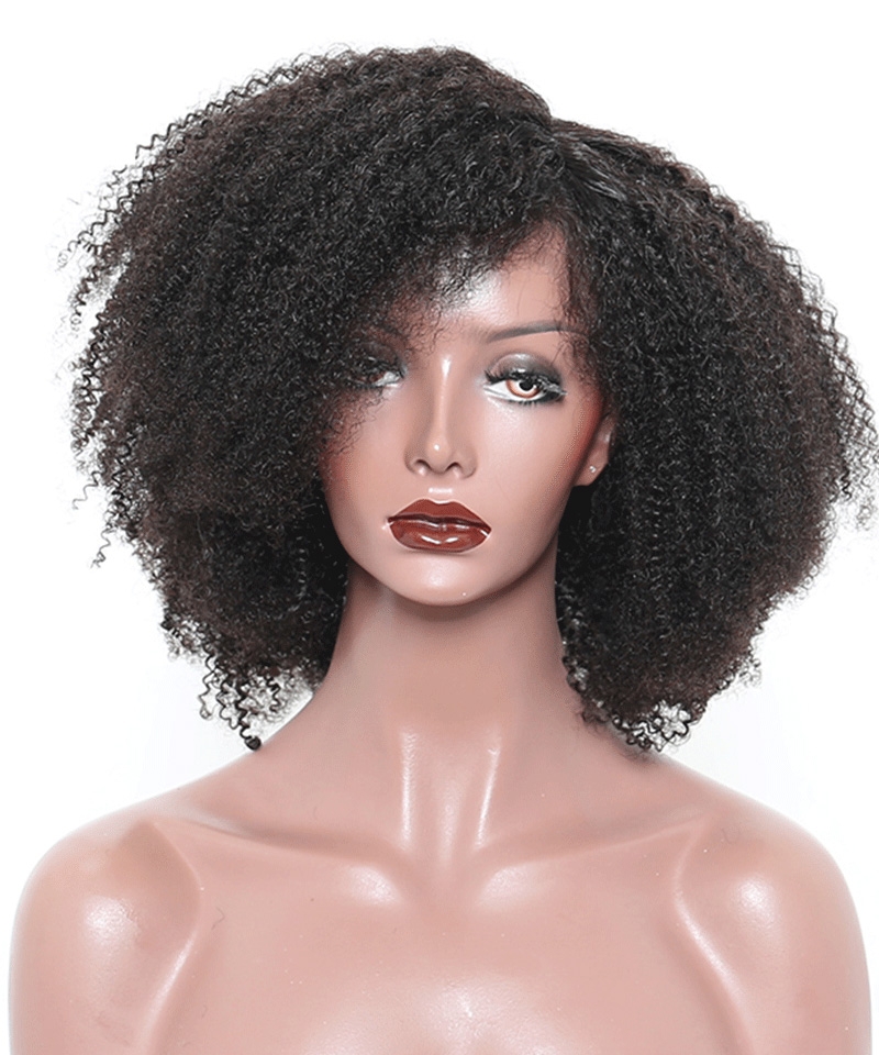 human hair wigs afro kinky curly 1FAQ2