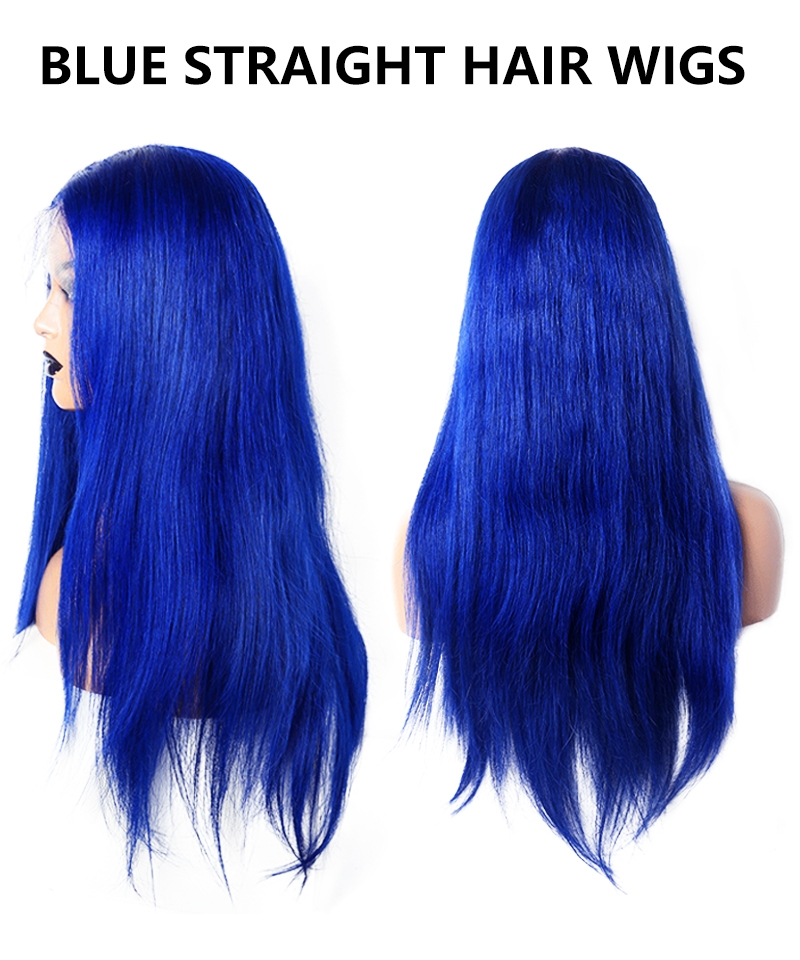 blue lace wig style 12