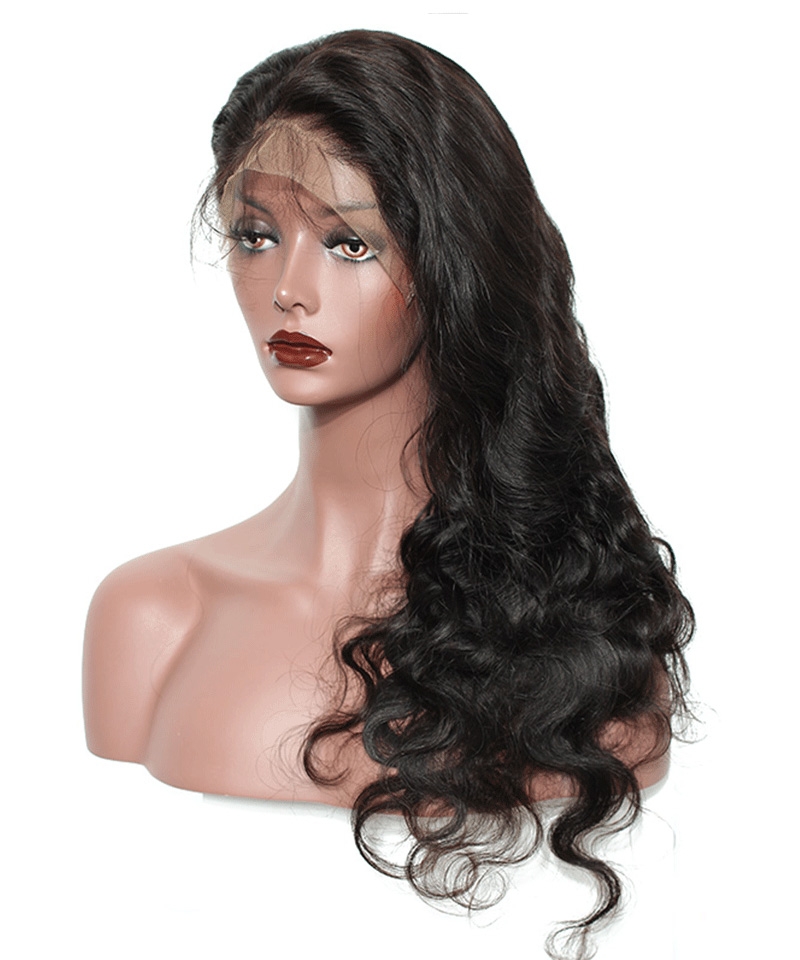 Msbuy Hair Wigs Body Wave Full Lace Wig Human Hair With Baby Hair Pre Plucked 120% Density Full Lace Human Hair Wigs For Black Women