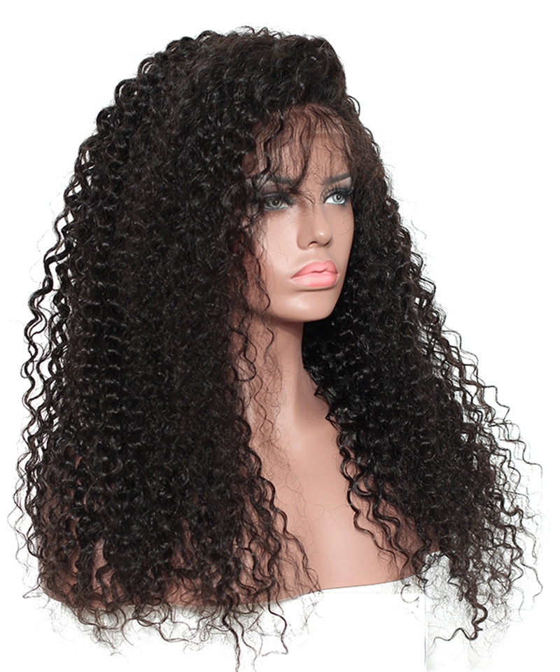 deep curly human hair wigs for women