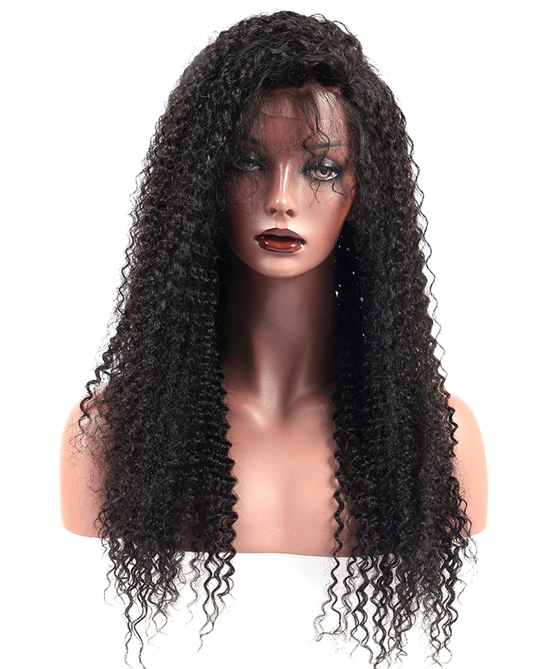 kinky curly lace wig for women 