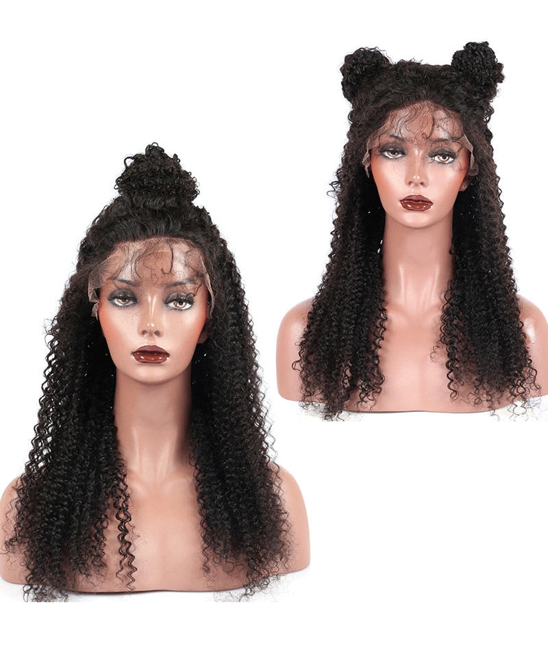 kinky curly lace wig for women 