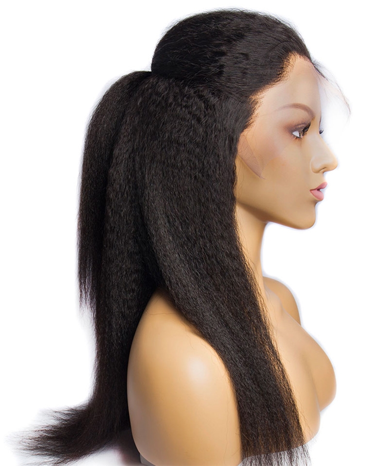 360 Lace Frontal Wigs kinky straight 34